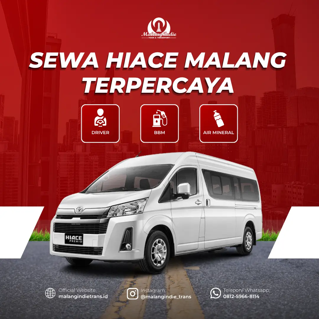 sewa hiace malang dengan driver terpercaya